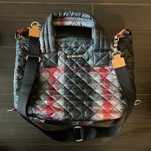 MZ Wallace Redwood Plaid Small Magnet Tote